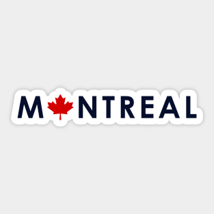 Montreal Text Sticker